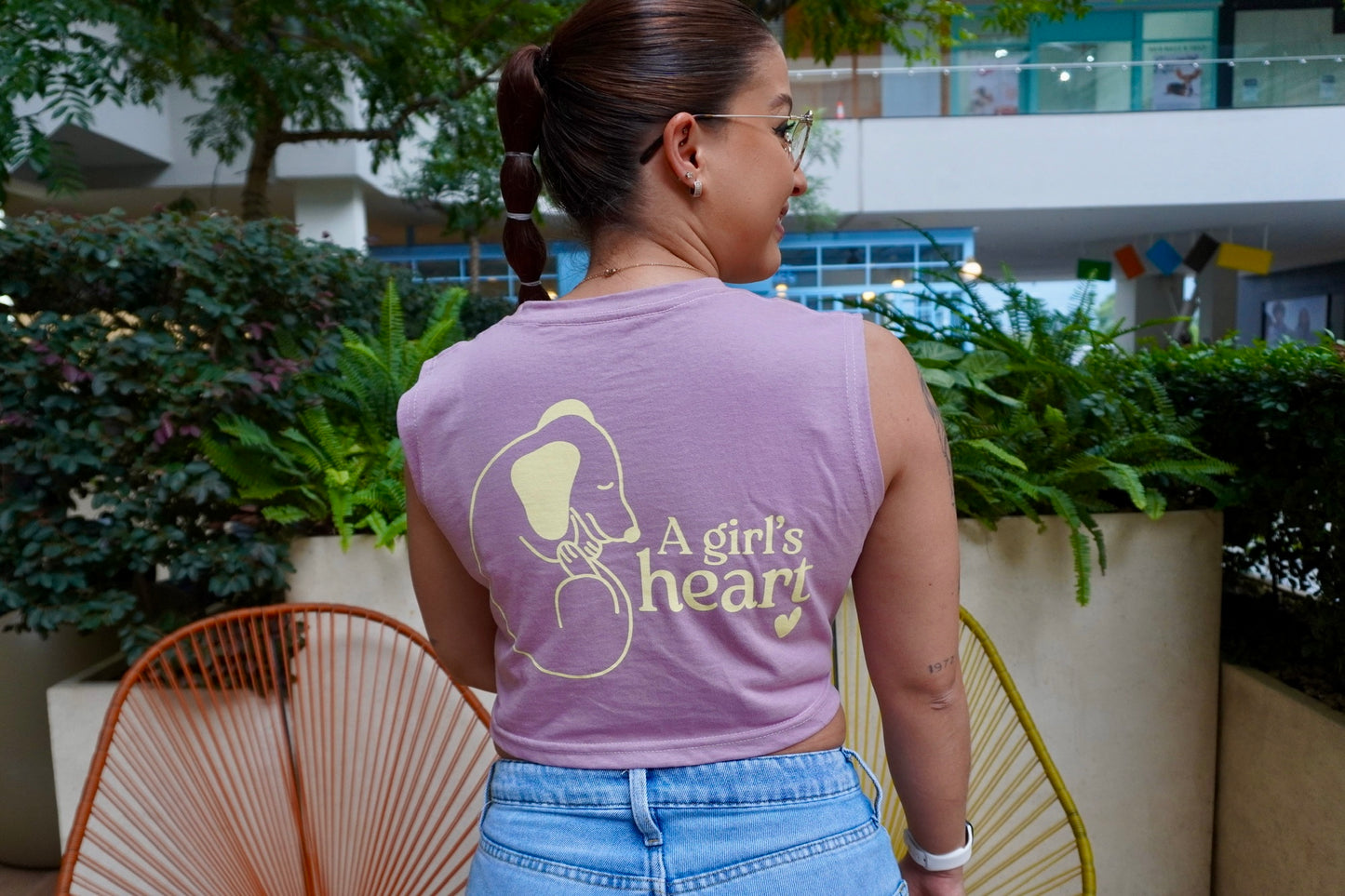 A girl's Heart - CROPTOP
